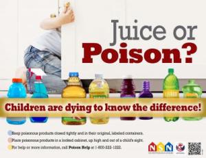 Juice or Poison Safety Infographic